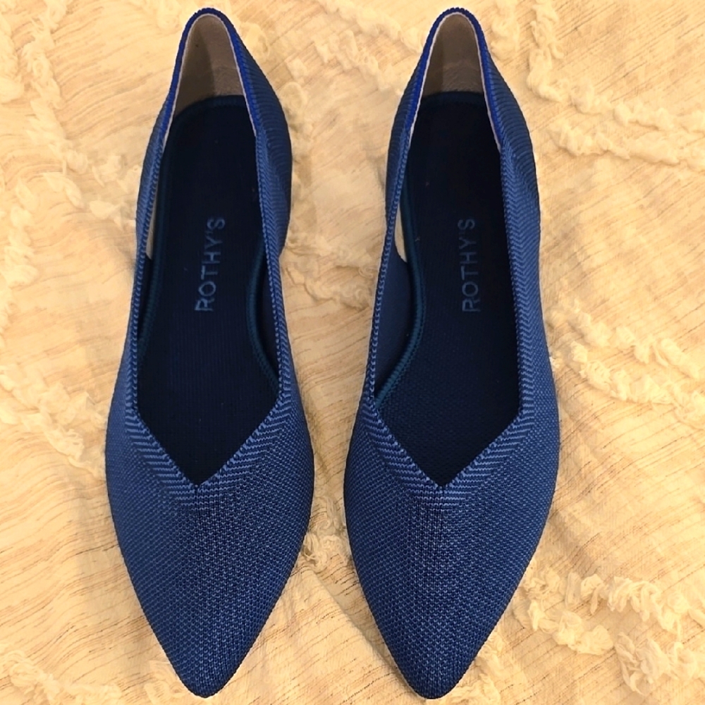 Rothy's cobalt Blue Flats